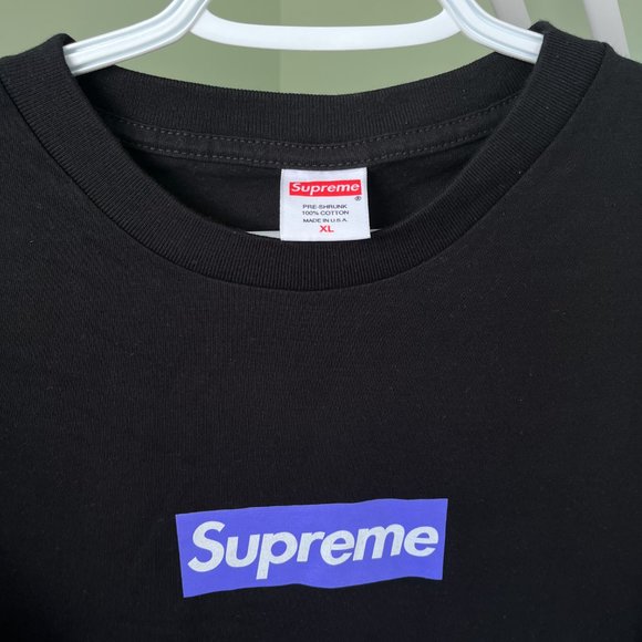 VERY RARE Supreme Box Logo Black on Purple (2004) - Picture 2 of 2